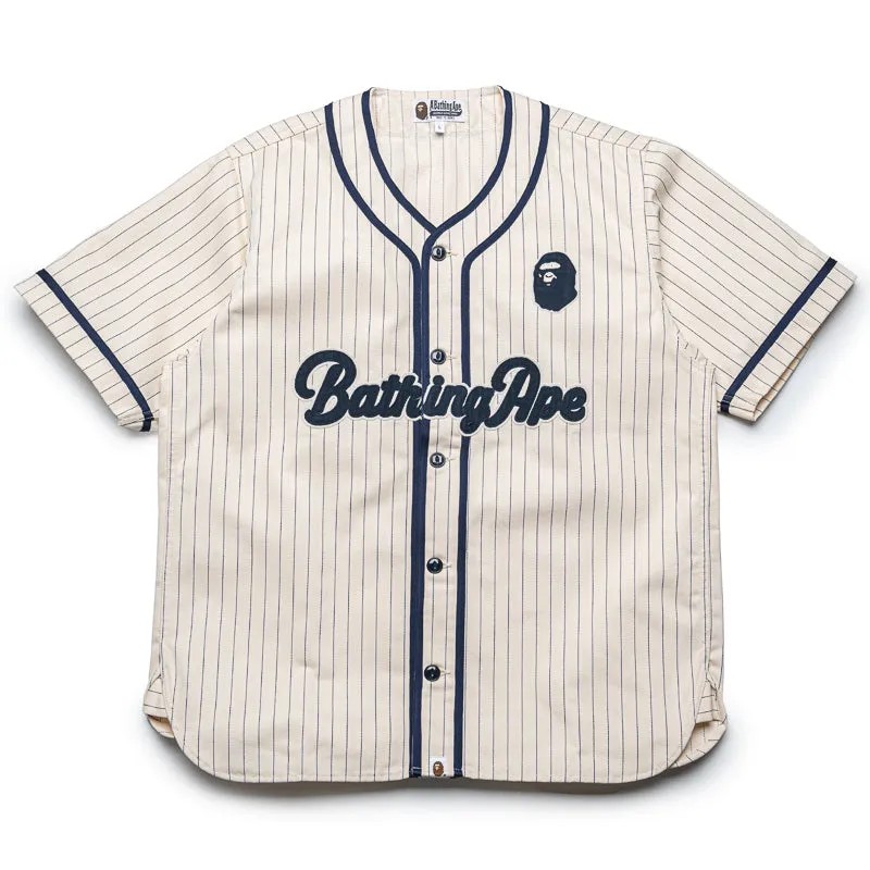 A Bathing Ape Baseball Jersey - Ivory