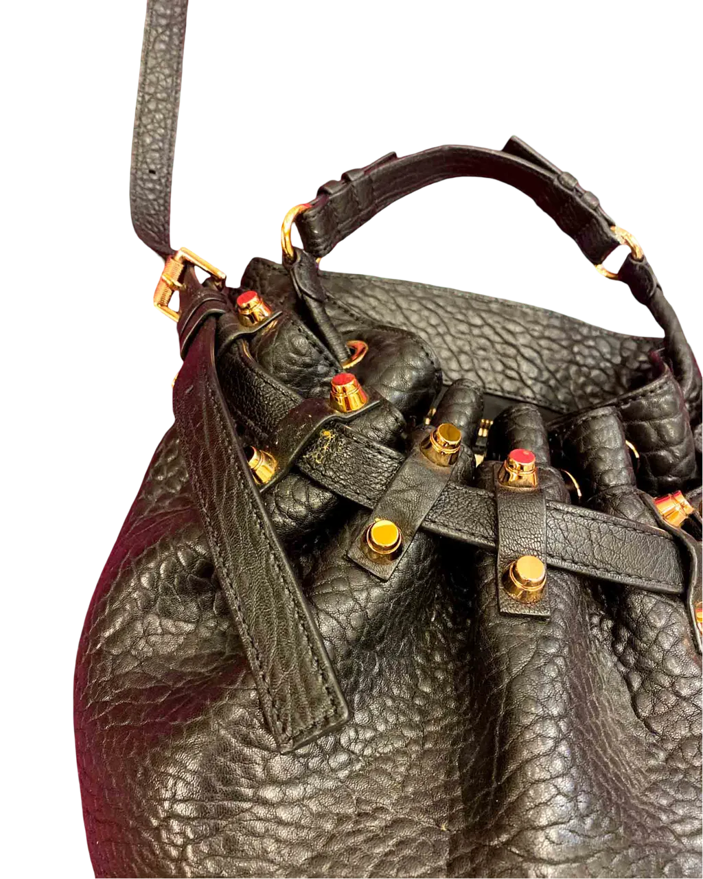Alexander Wang Studded Leather Bucket Bag
