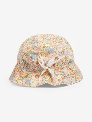 Baby Girls Floral Grigri Hat in Pink