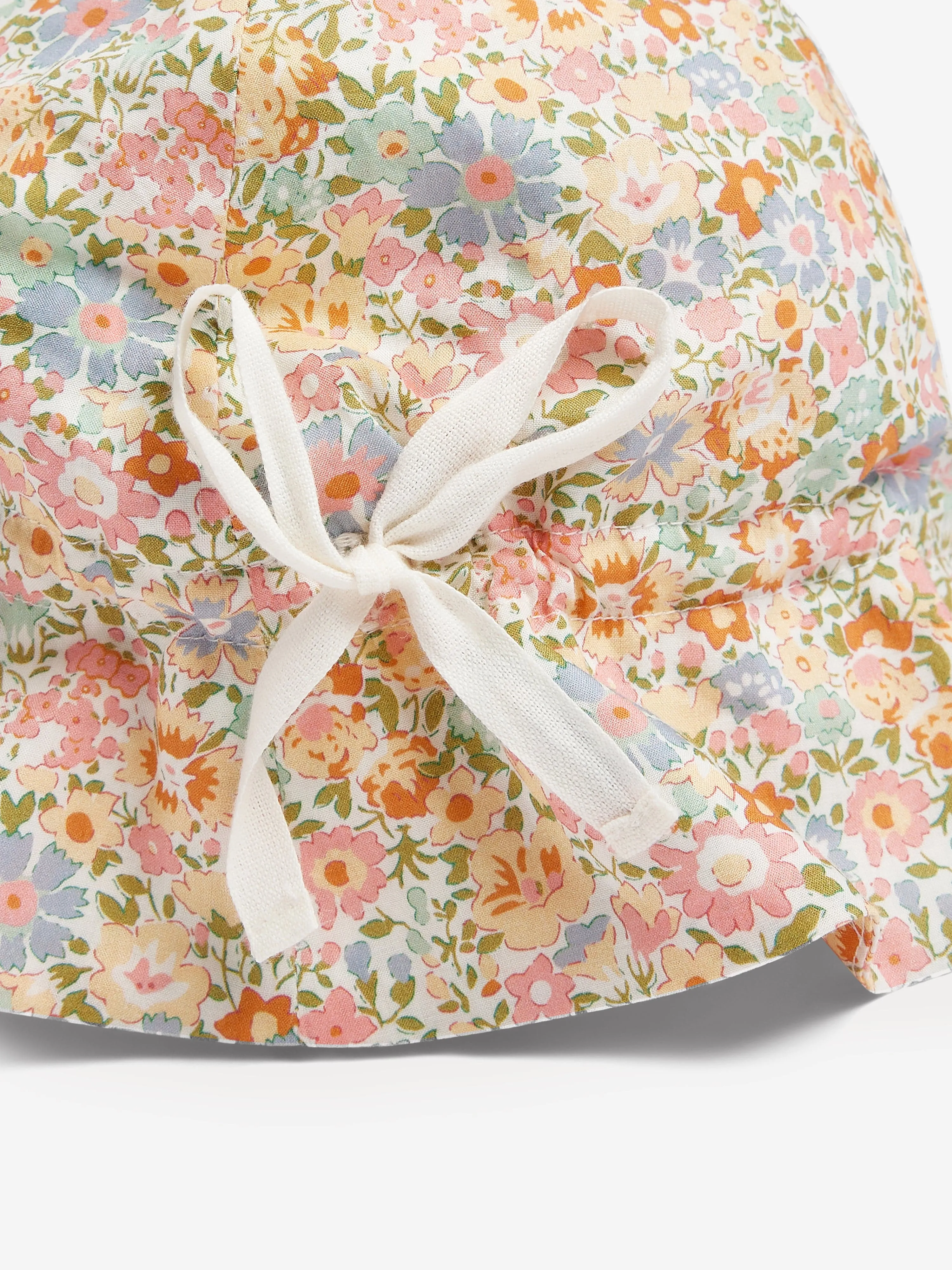 Baby Girls Floral Grigri Hat in Pink