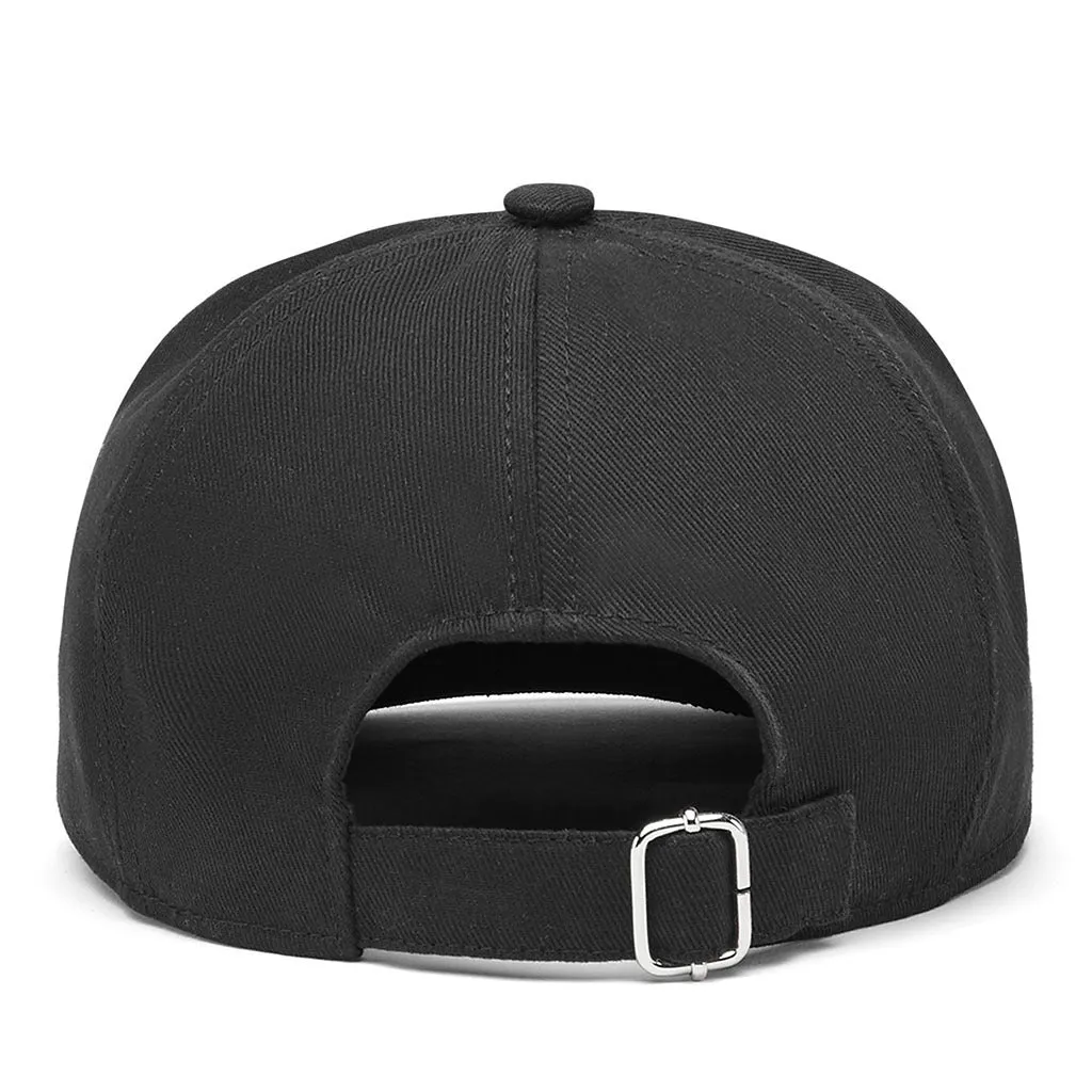 Black Hexagon Logo Hat