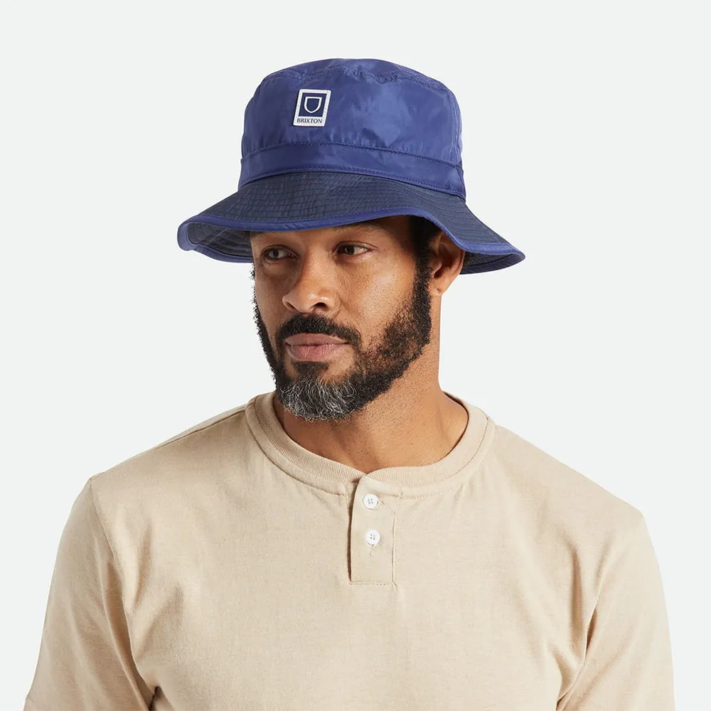 Brixton Hats Beta Packable Bucket Hat - Navy Blue