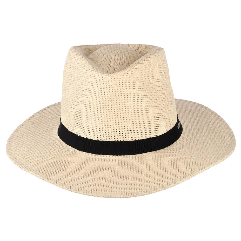 Brixton Hats Carolina Packable Toyo Straw Fedora Hat - Natural