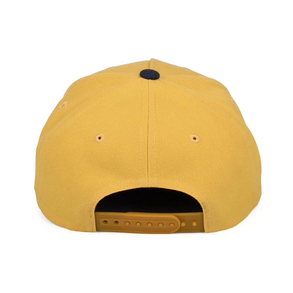 Brixton Hats Crest C NetPlus MP Snapback Cap - Yellow-Navy