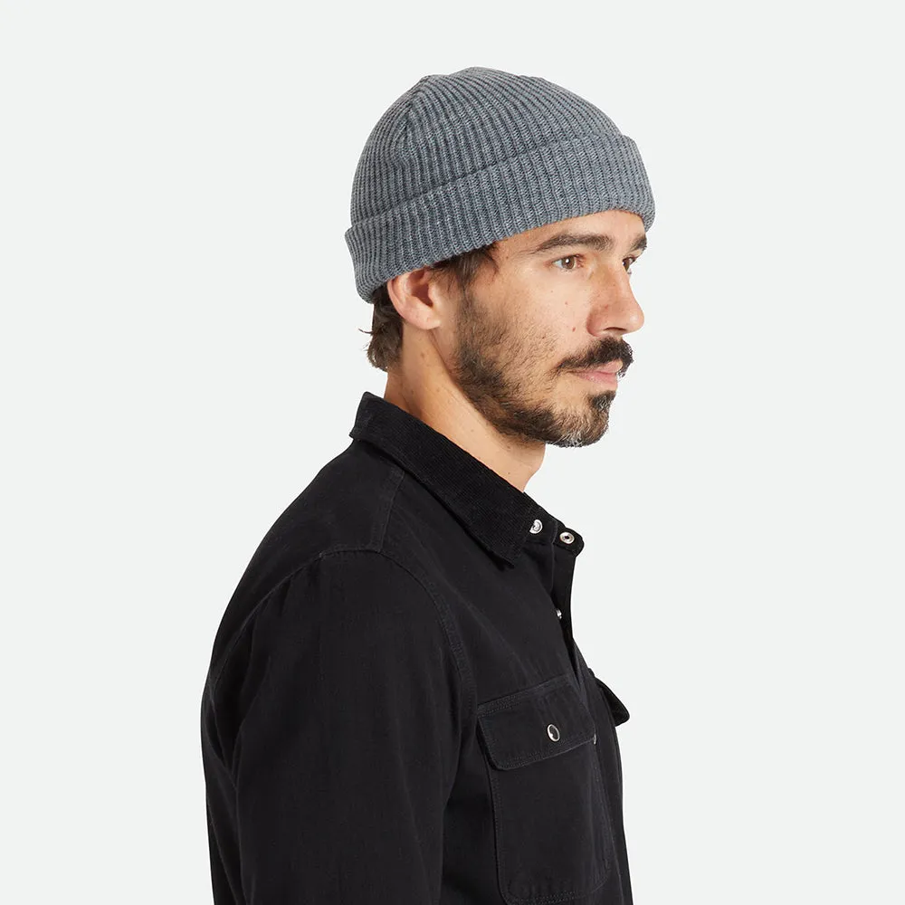 Brixton Hats Heist Cuffed Beanie Hat - Dark Grey