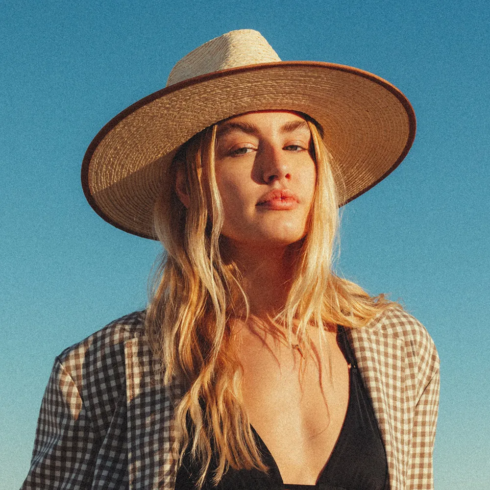 Brixton Hats Jo Rancher Straw Cowboy Hat - Natural-Tan