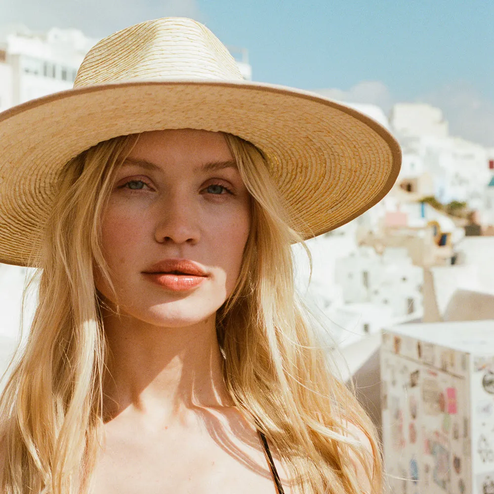 Brixton Hats Jo Rancher Straw Cowboy Hat - Natural-Tan
