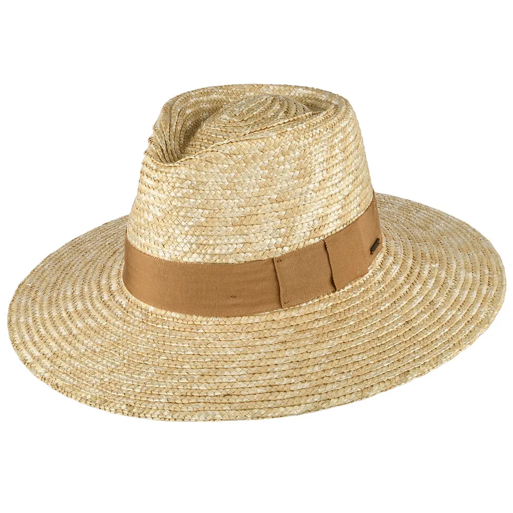 Brixton Hats Joanna Straw Sun Hat - Natural-Tan