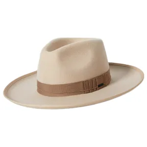 Brixton Hats Reno Wool Felt Fedora Hat - Beige-Sand