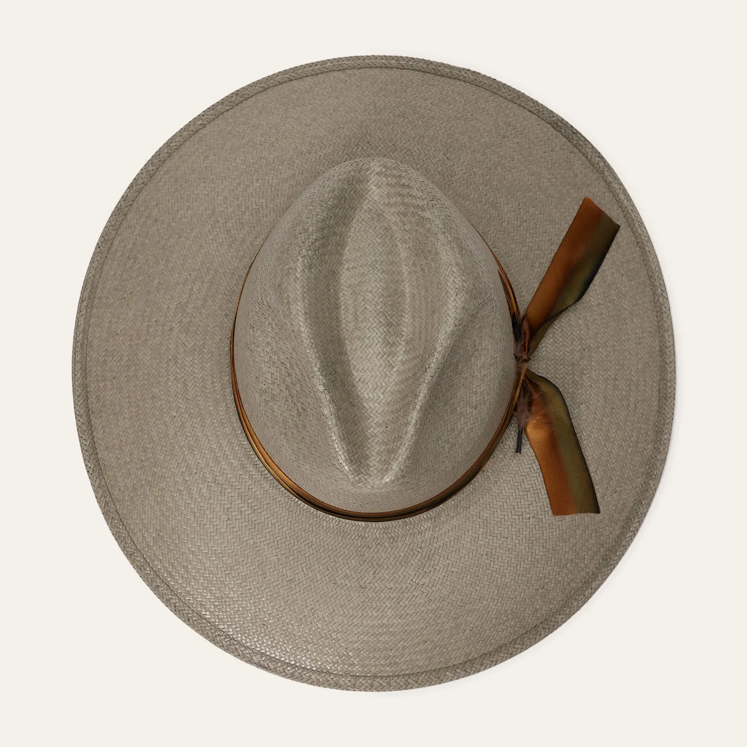 Caelus Straw Fedora -STETSON