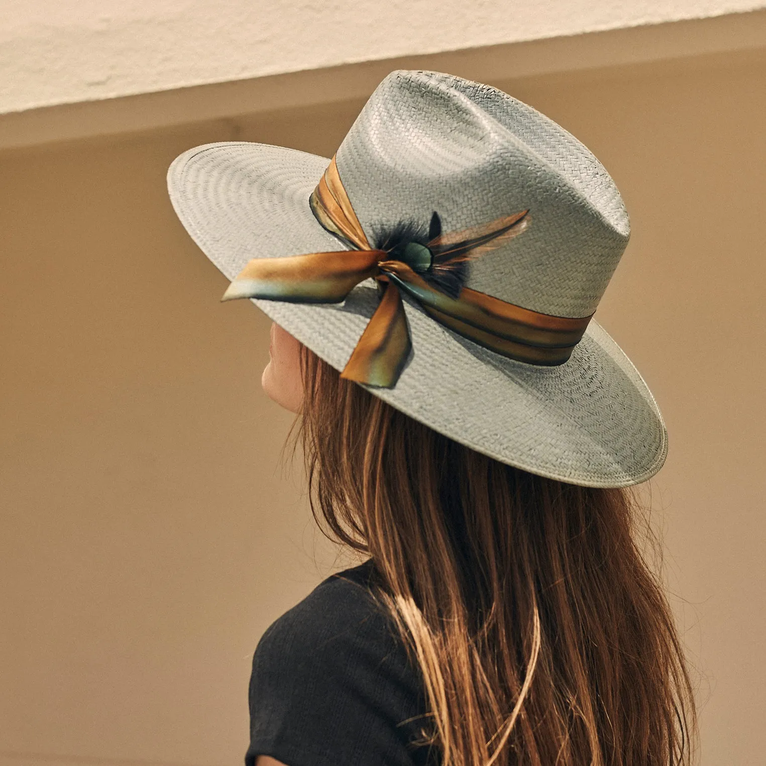 Caelus Straw Fedora -STETSON