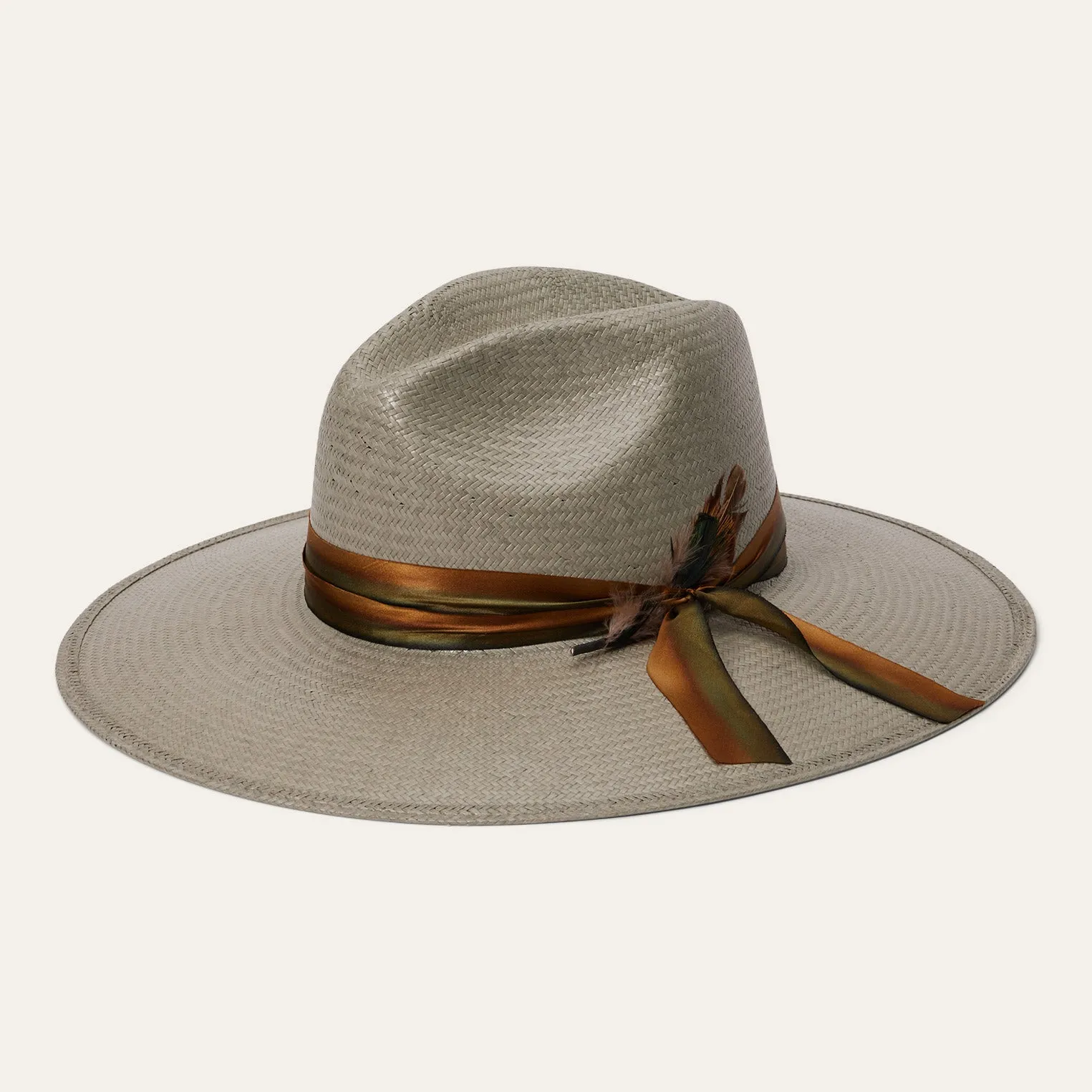 Caelus Straw Fedora -STETSON