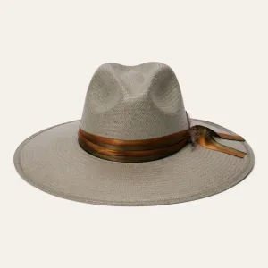 Caelus Straw Fedora -STETSON