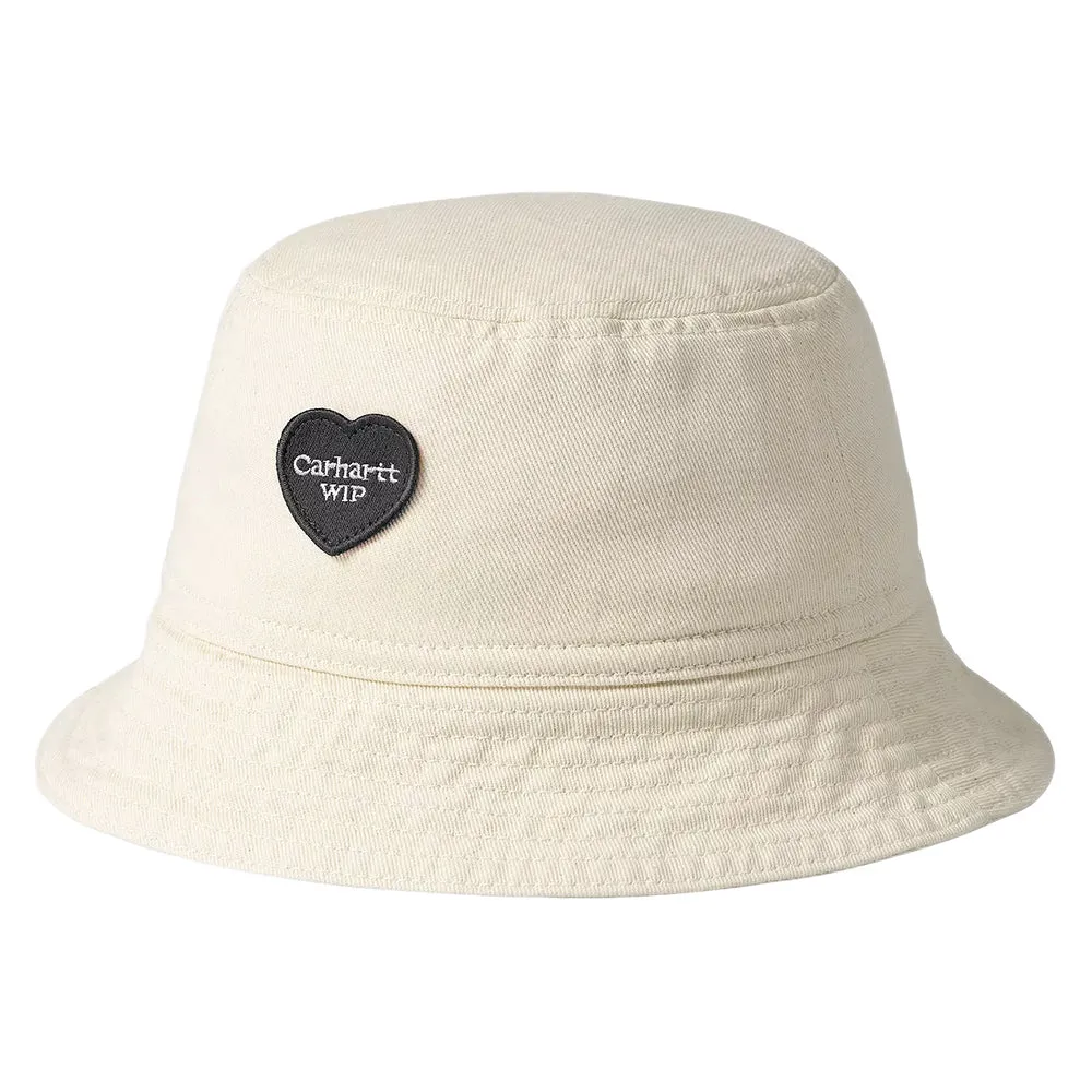 Carhartt WIP Hats Drewe Heart Cotton Twill Bucket Hat - Natural