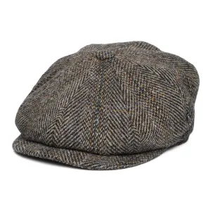 City Sport HARRIS TWEED Arthur Newsboy Cap - Multi-Coloured