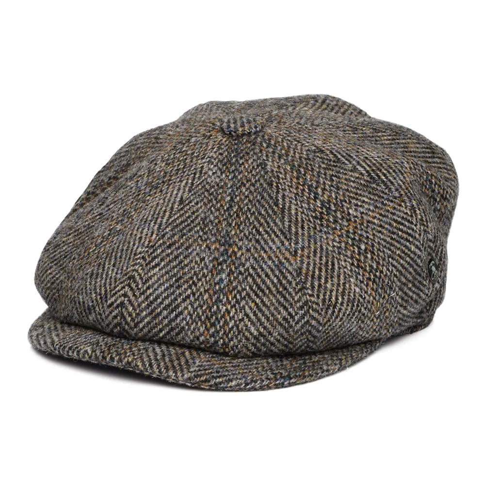 City Sport HARRIS TWEED Arthur Newsboy Cap - Multi-Coloured