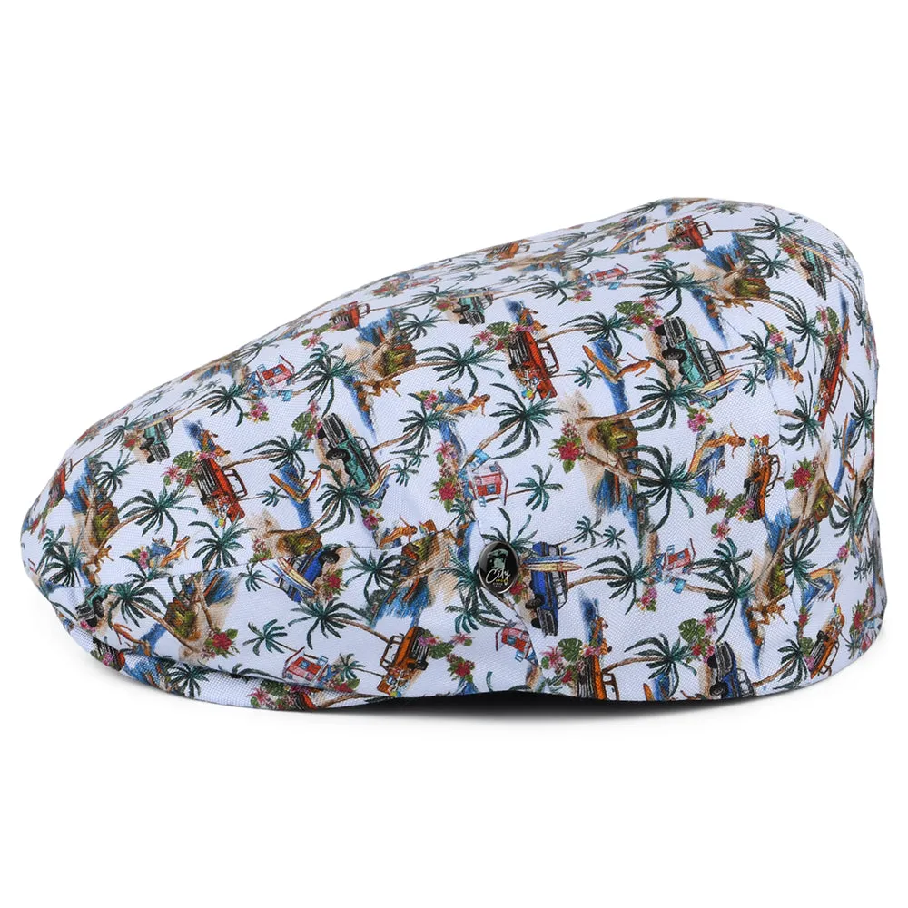 City Sport Surfs Up Cotton Flat Cap - Multi-Coloured