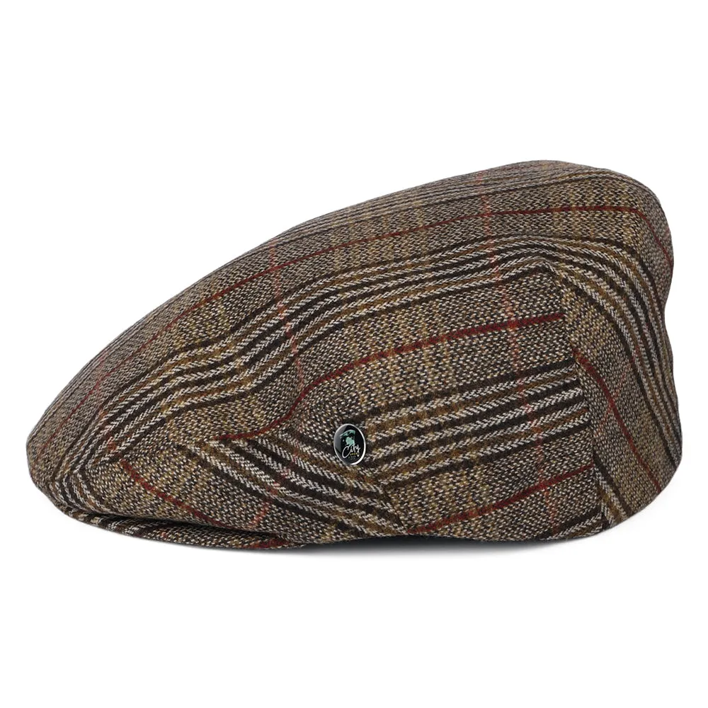 City Sport Wool-Cashmere Hampstead Flat Cap - Brown-Tan