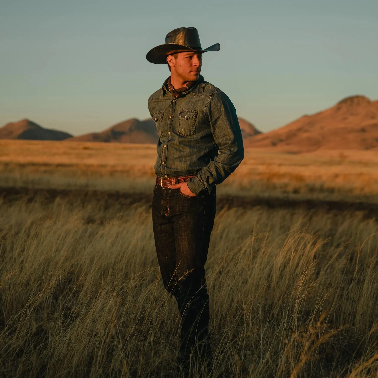 Coal Mine 10X Straw Cowboy Hat -STETSON