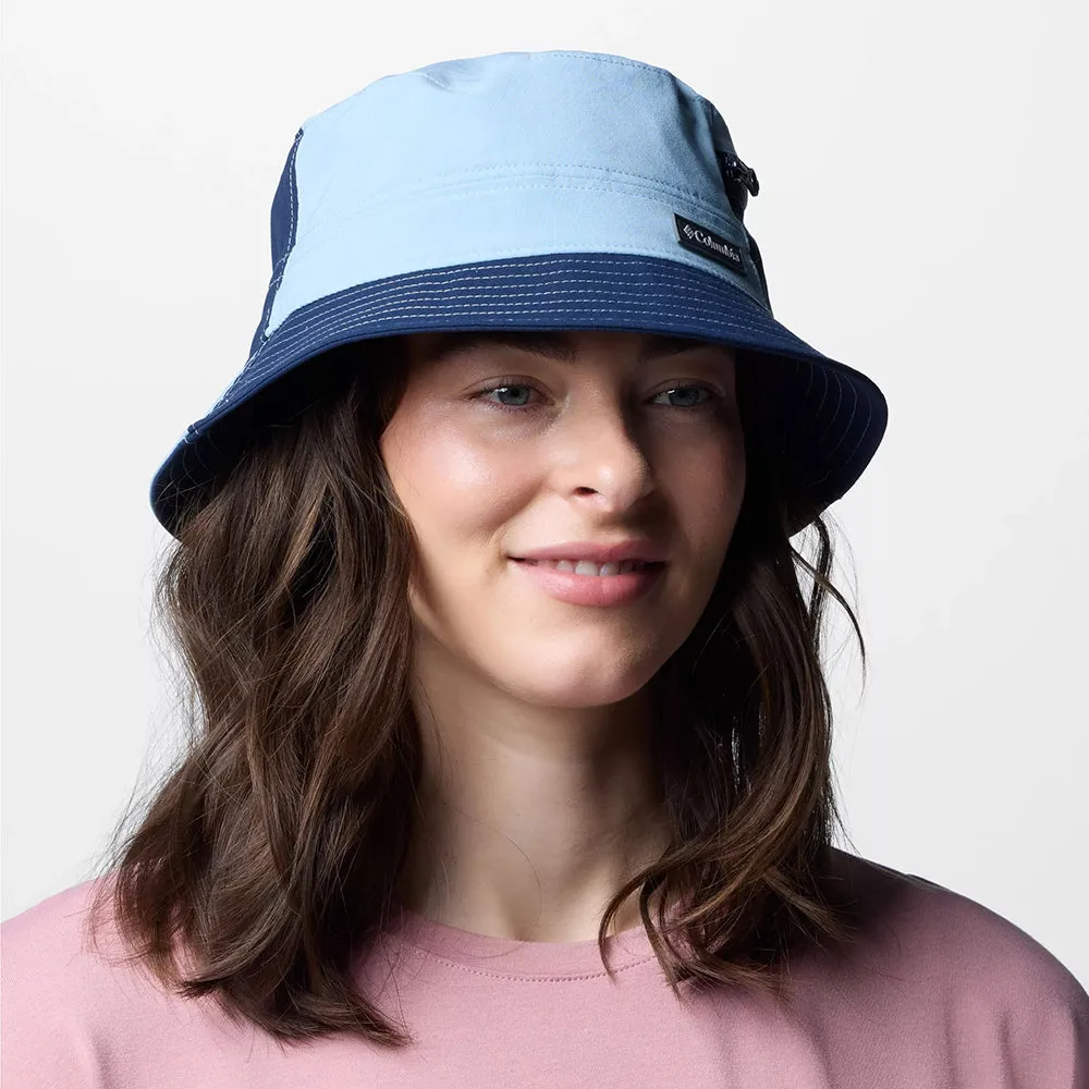 Columbia Hats Trek II Water Repellent Bucket Hat - Blue-Navy