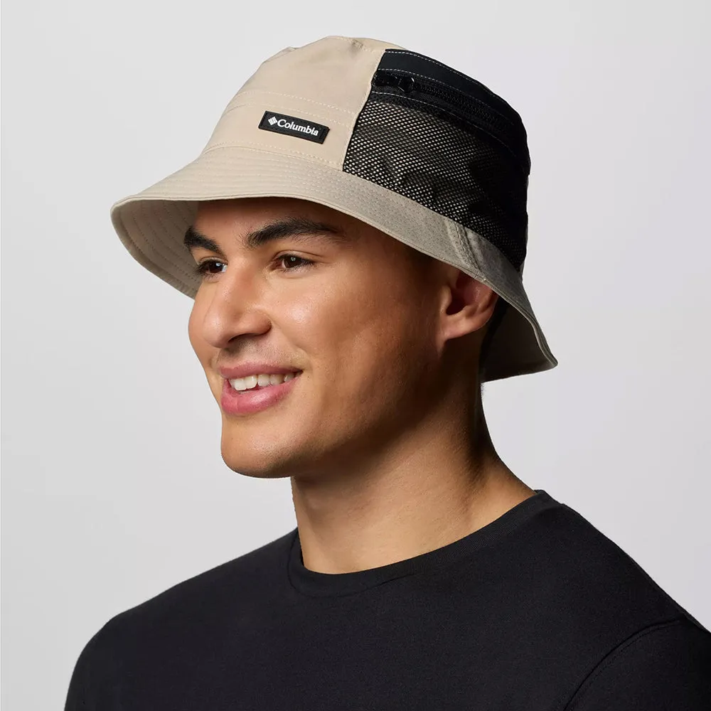 Columbia Hats Trek II Water Repellent Bucket Hat - Fossil