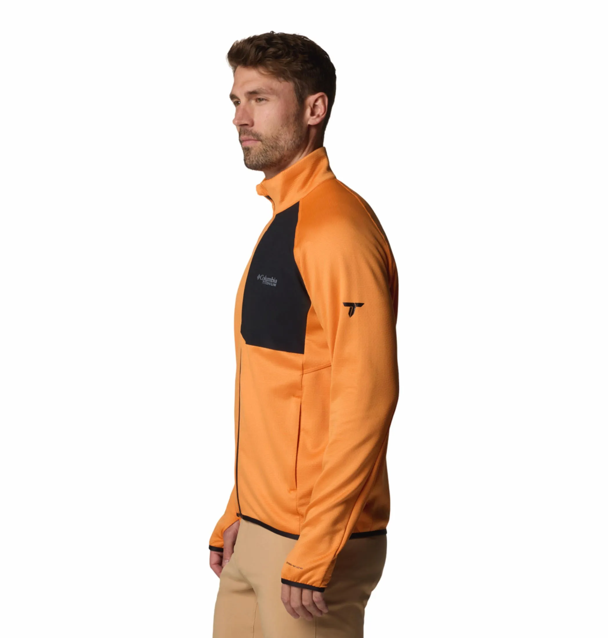 Columbia Men Black Omni-Wick Triple Canyon Grid II Fleece Jacket