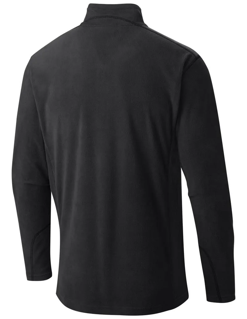 Columbia Men Black Sun Protection Klamath Range II Half Zip Fleece