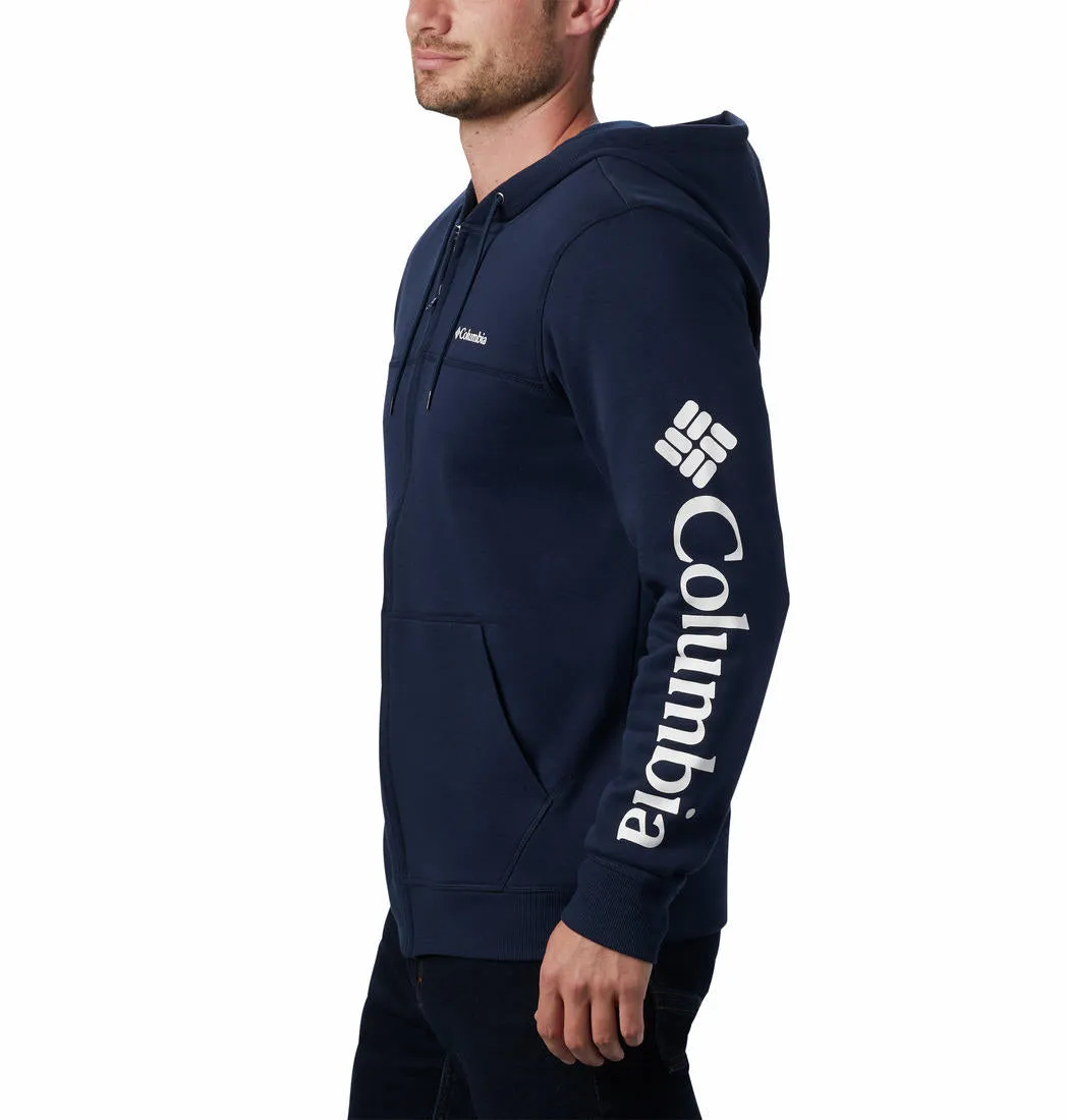 Columbia Men Blue Sun Protection M Logo Fleece Jacket