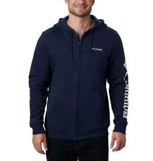 Columbia Men Blue Sun Protection M Logo Fleece Jacket