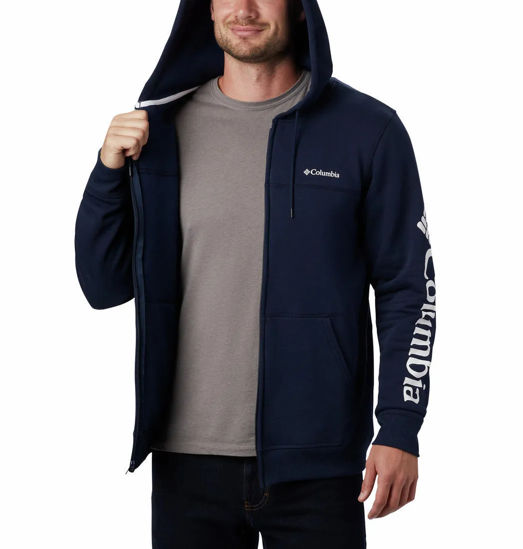 Columbia Men Blue Sun Protection M Logo Fleece Jacket
