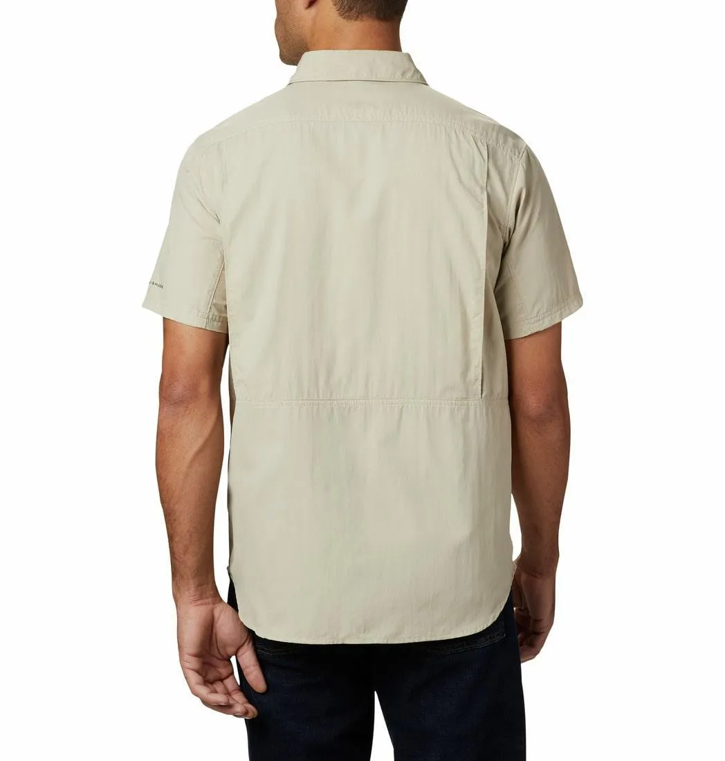 Columbia Men White Omni-Wick Silver Ridge 2.0 Short Sleeve Shirt