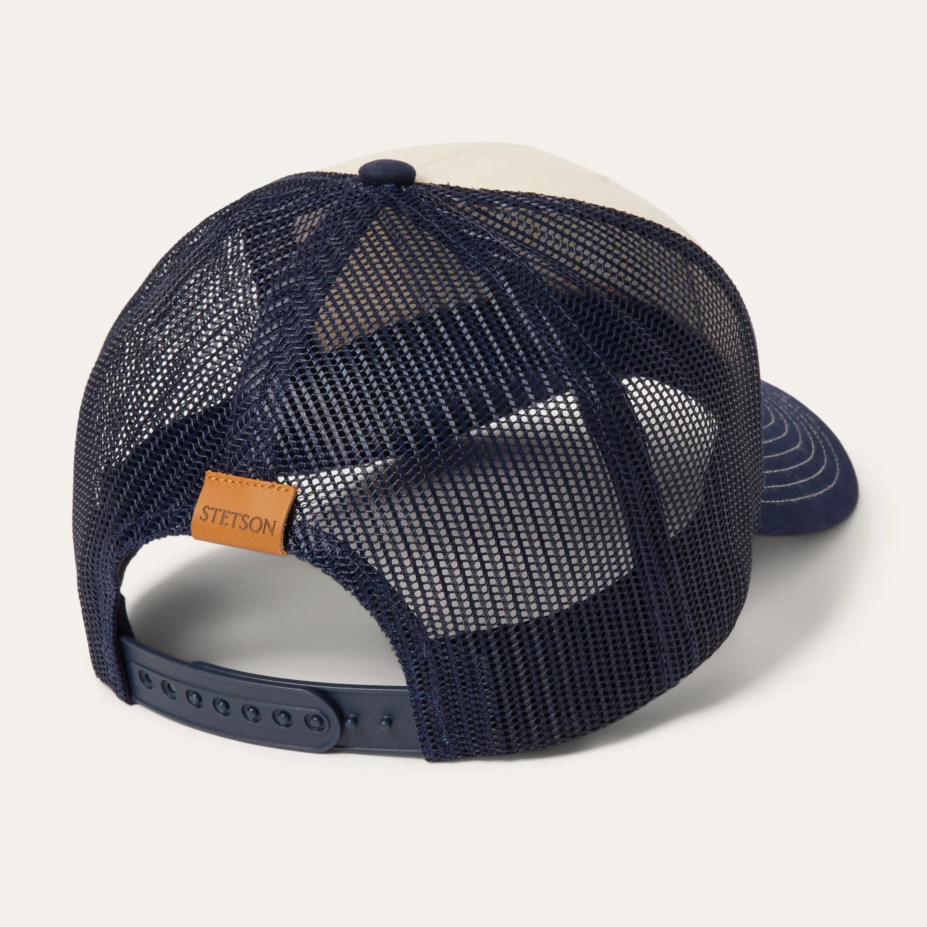 Cream American Heritage Trucker Cap -STETSON