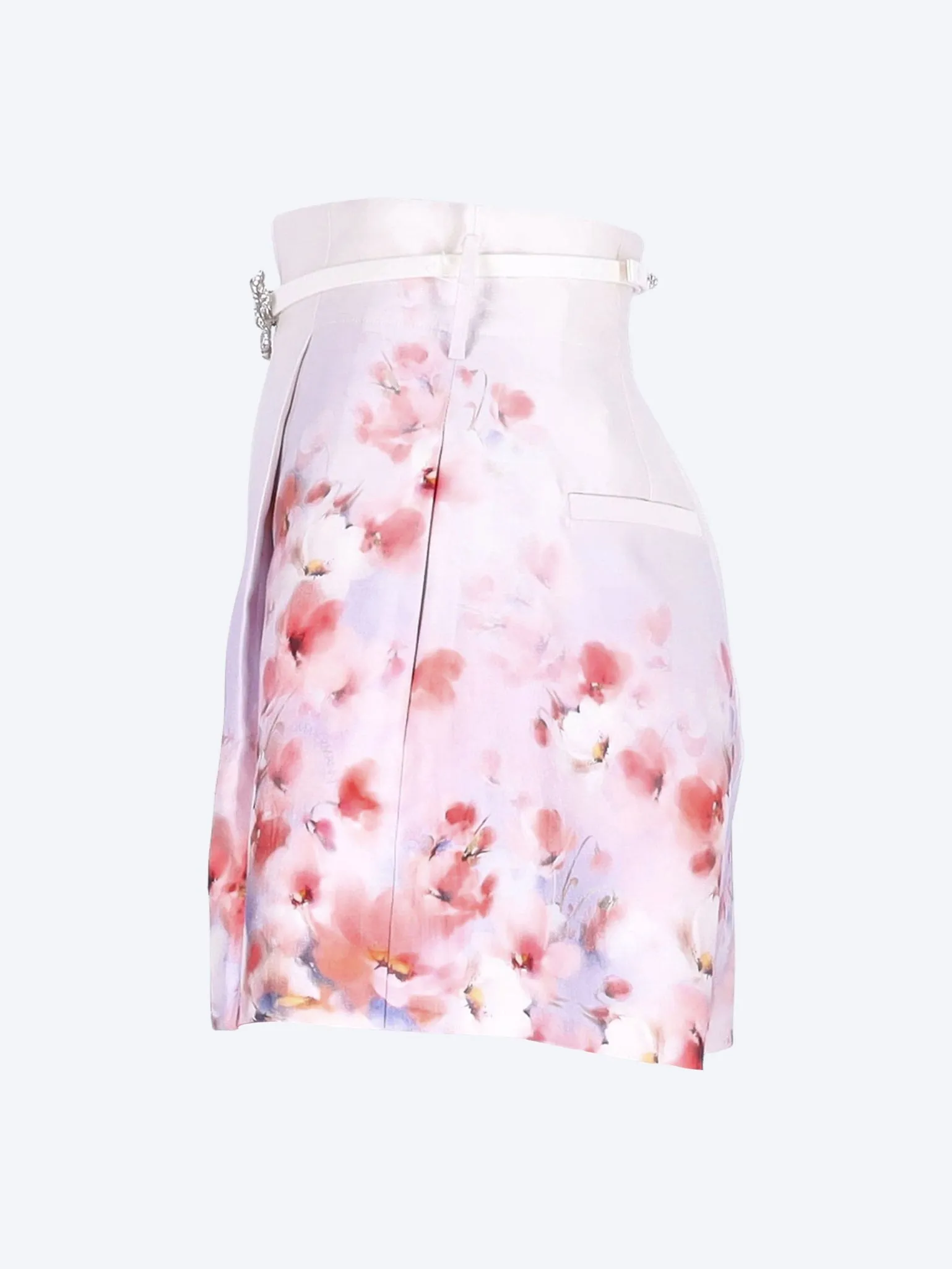Crush flat front shorts