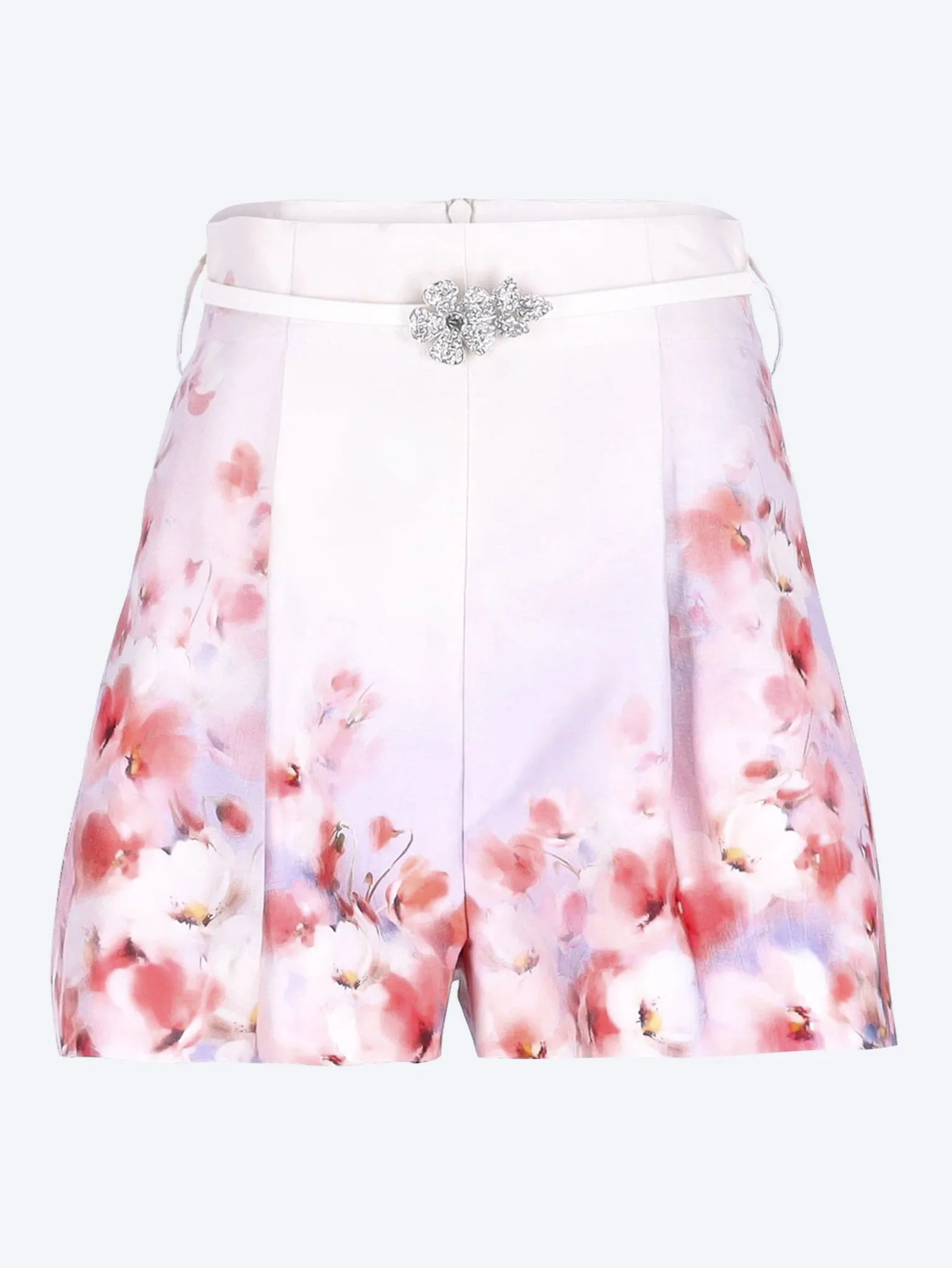 Crush flat front shorts
