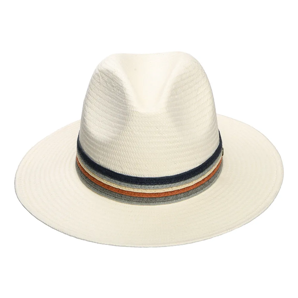 Failsworth Hats Corsica Toyo Straw Fedora Hat - Bleach