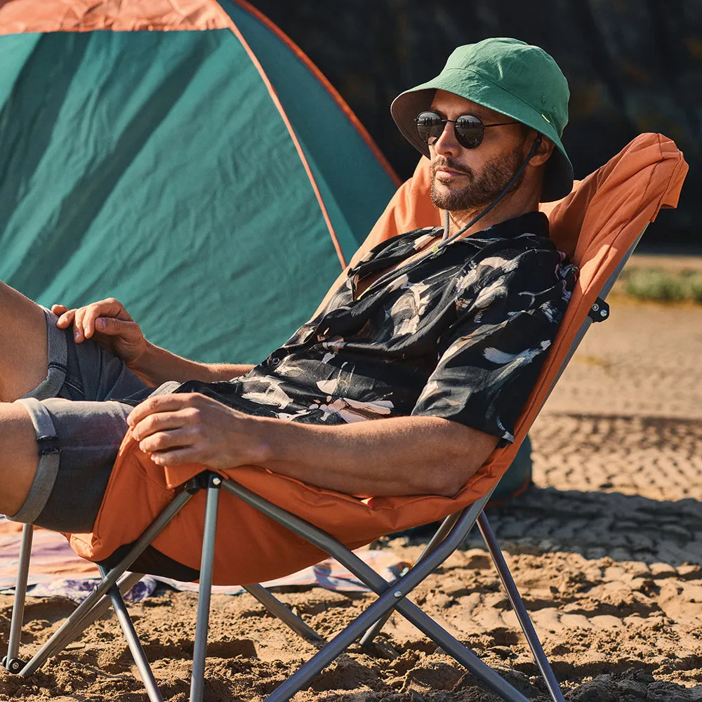 Failsworth Hats Glasto Reversible Bucket Hat - Slate-Green