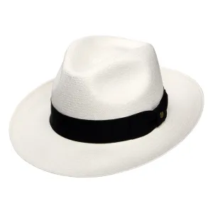 Failsworth Hats Grade 8 Panama Fedora Hat - Bleach