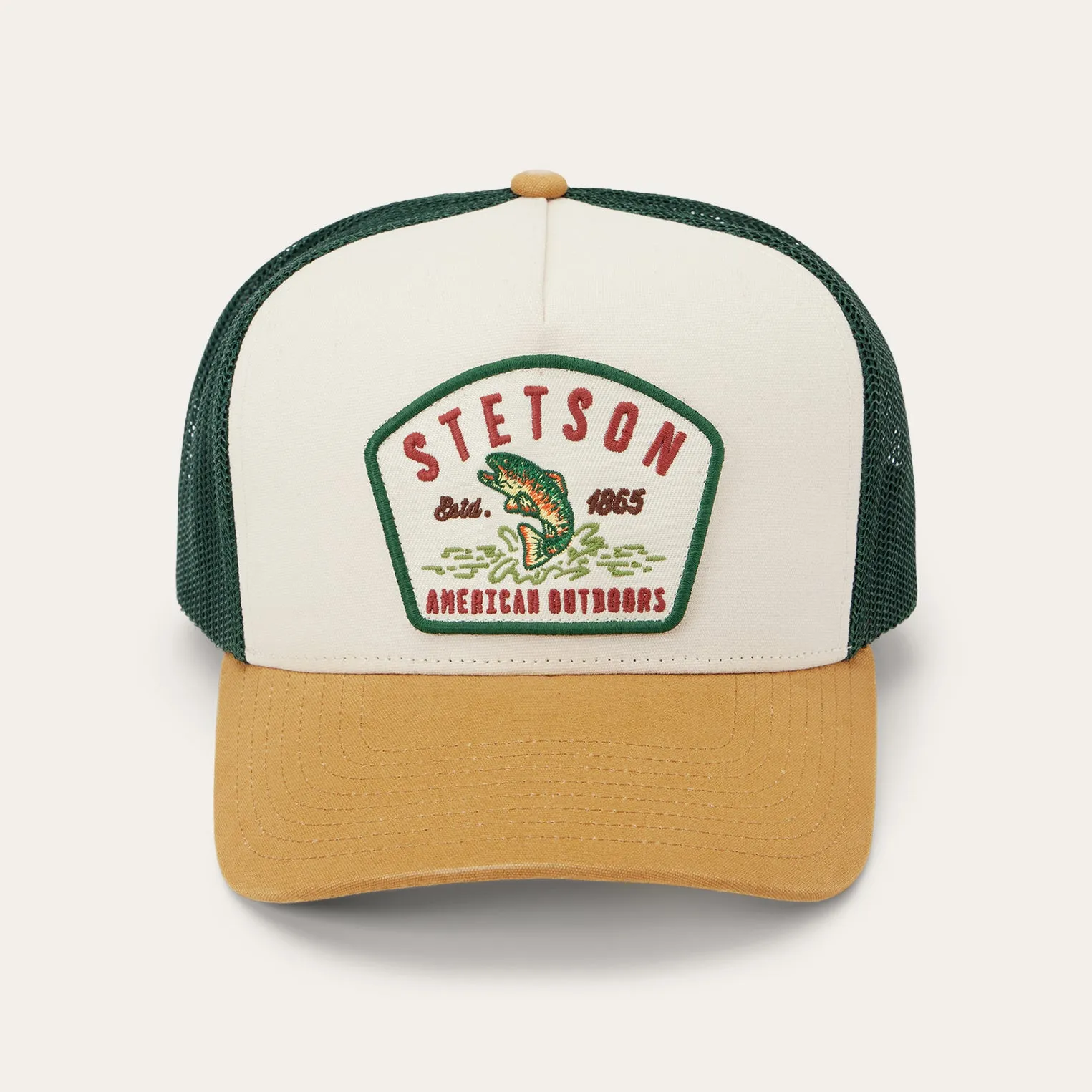 Fishing Patch Trucker Cap -STETSON