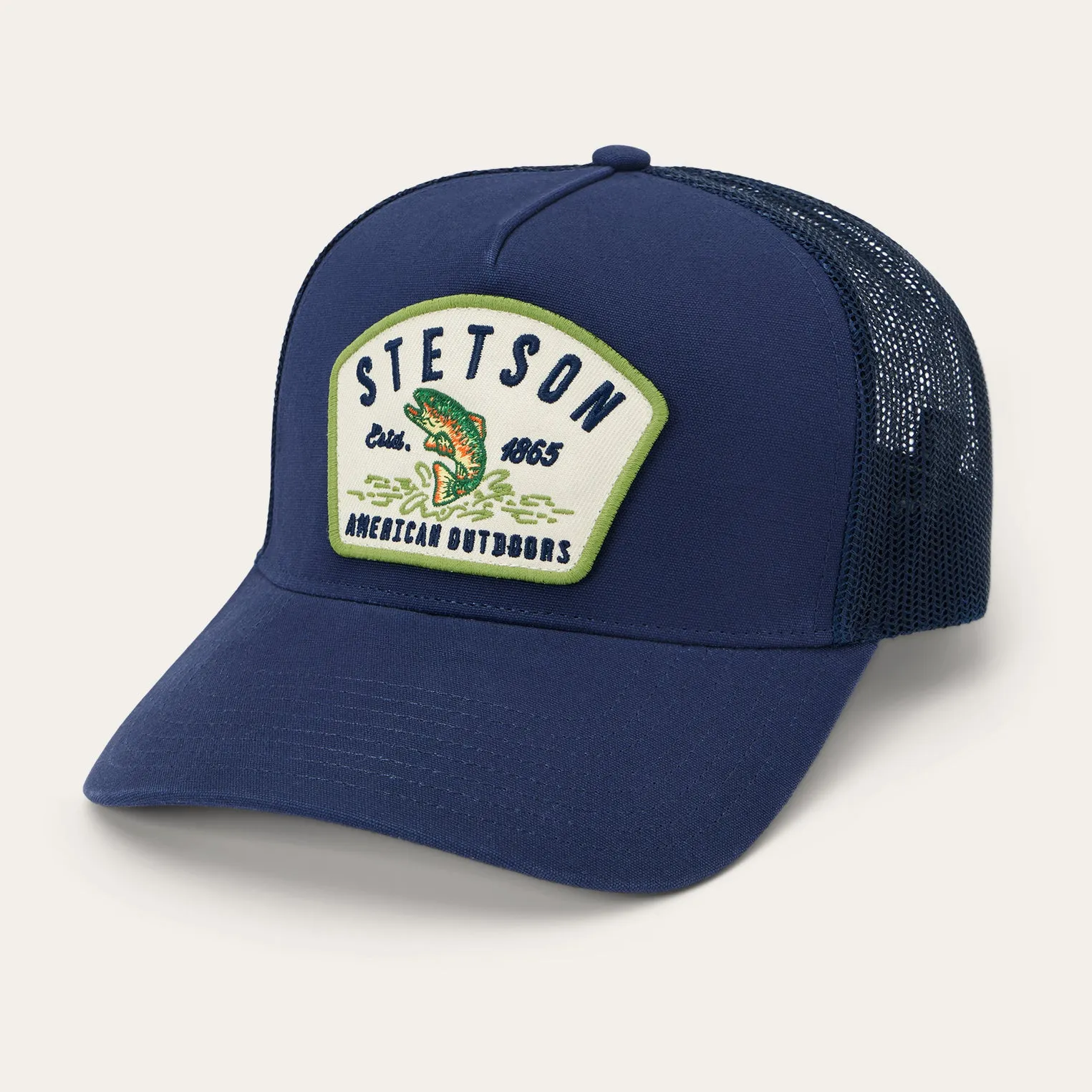 Fishing Patch Trucker Cap -STETSON