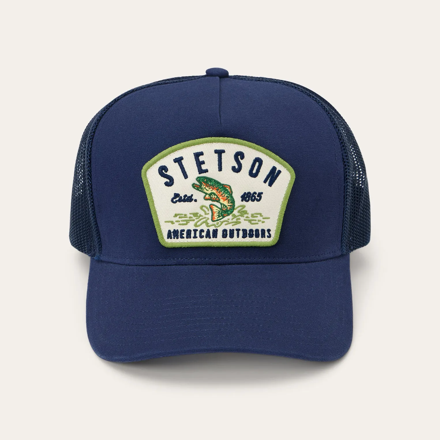 Fishing Patch Trucker Cap -STETSON