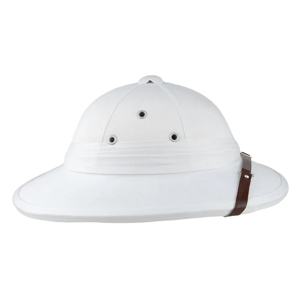 French Pith Helmet - White