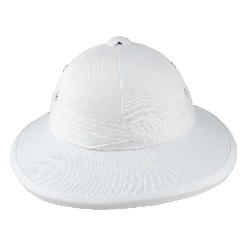 French Pith Helmet - White