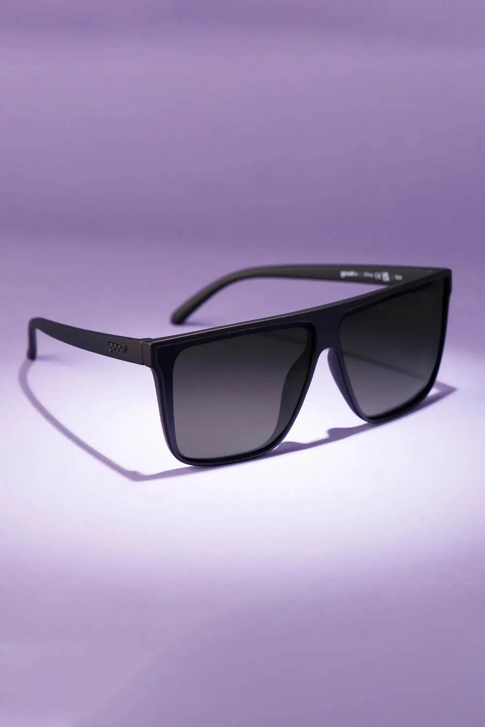 goodr Fashion Week Dropout Sunglasses in Black | G00483-FLG-BK2-NR-P