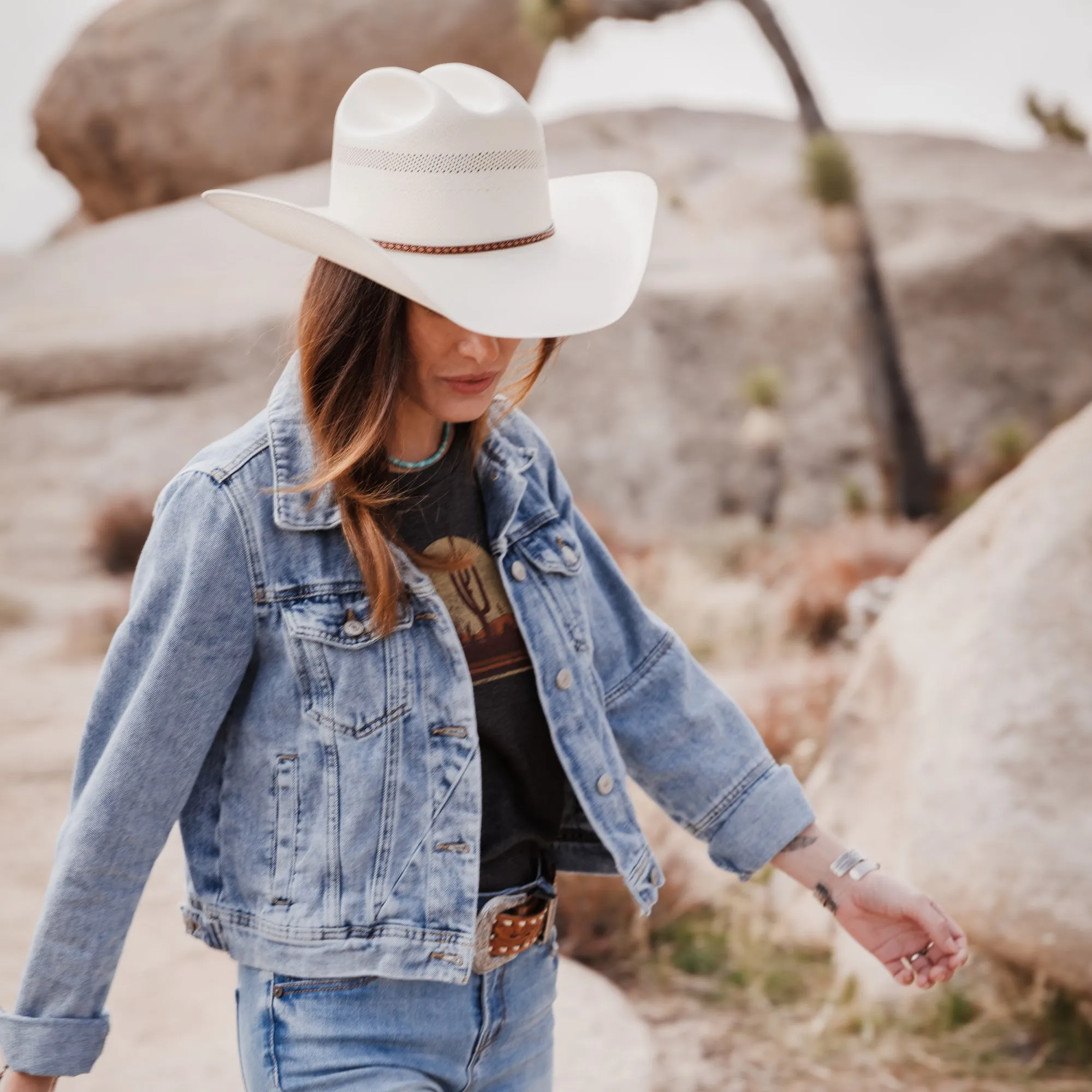 Griffin 100X Straw Cowboy Hat -STETSON