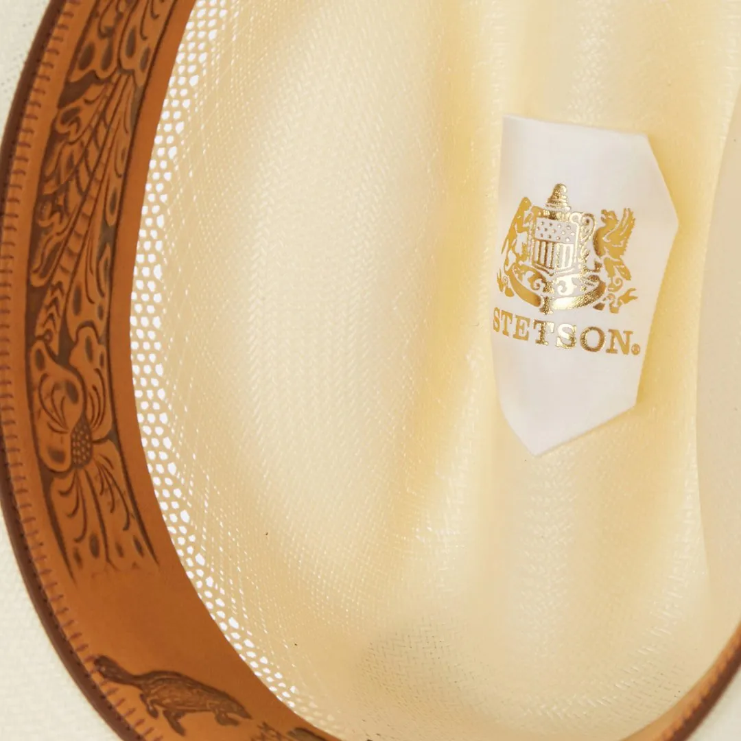 Griffin 100X Straw Cowboy Hat -STETSON