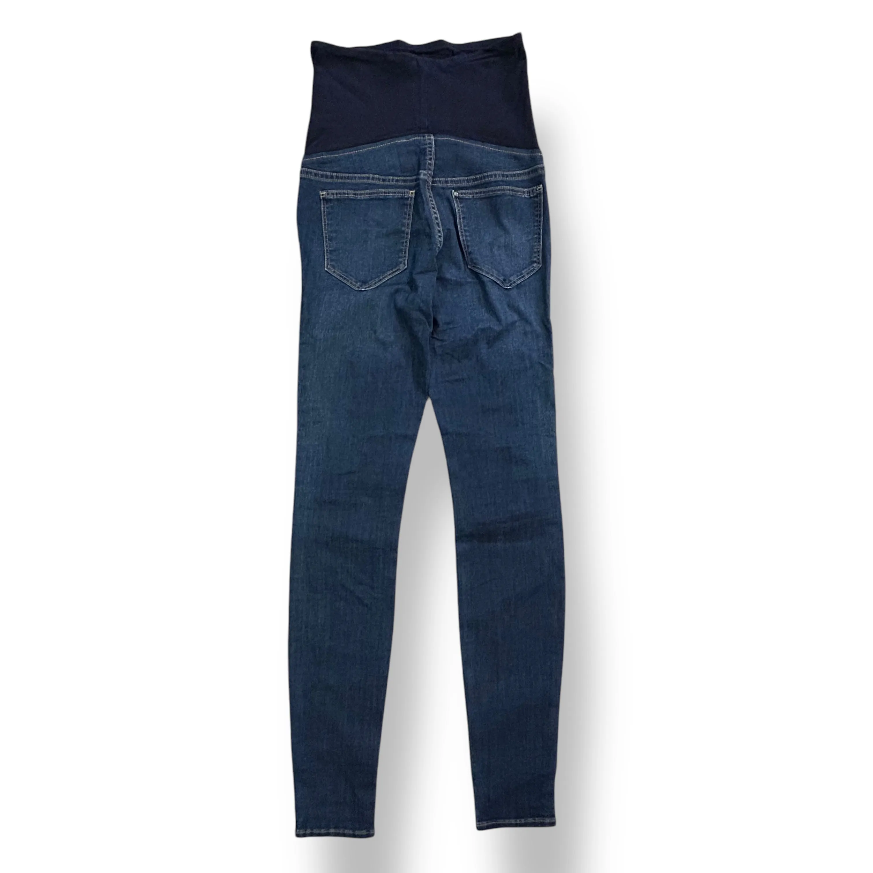 H&M Size 2 Blue Super Skinny Full Panel Maternity Jeans