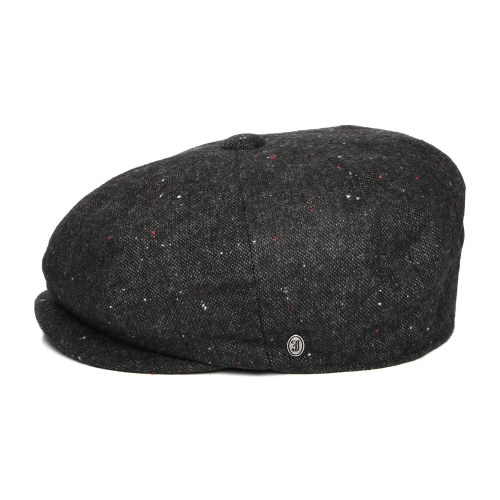 Jaxon & James Blackheath Speckled Marl Newsboy Cap - Black-Multi