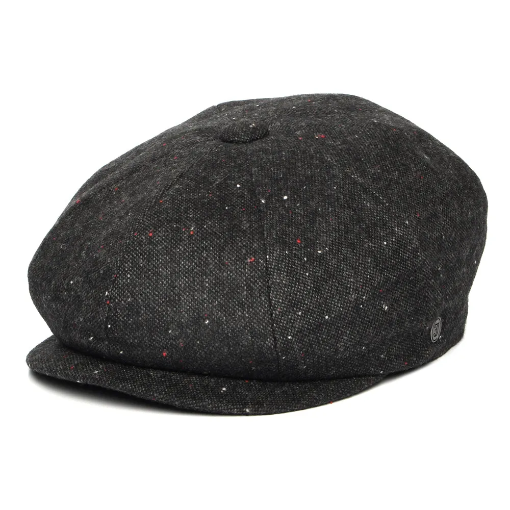 Jaxon & James Blackheath Speckled Marl Newsboy Cap - Black-Multi