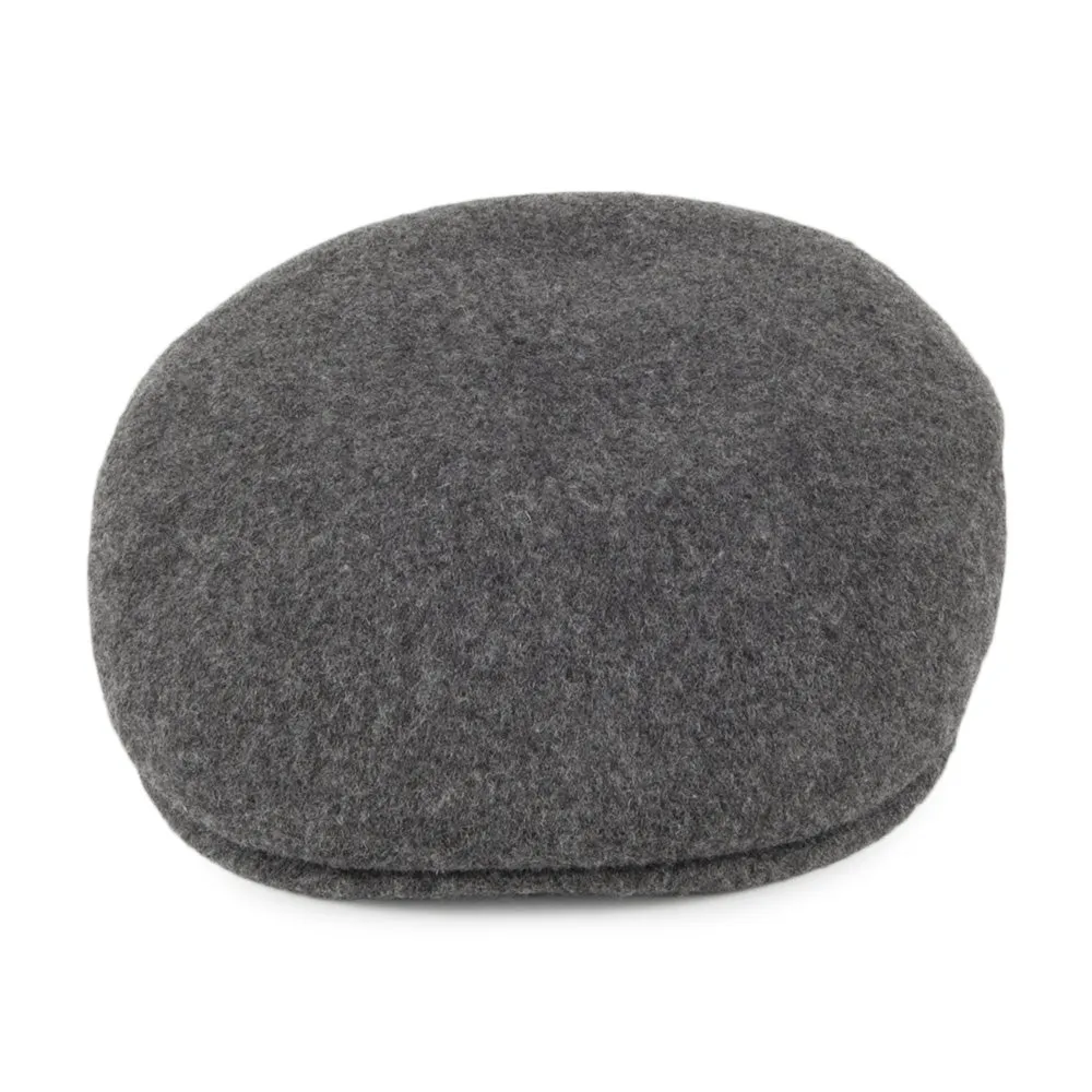 Jaxon & James Classic Wool Flat Cap - Charcoal