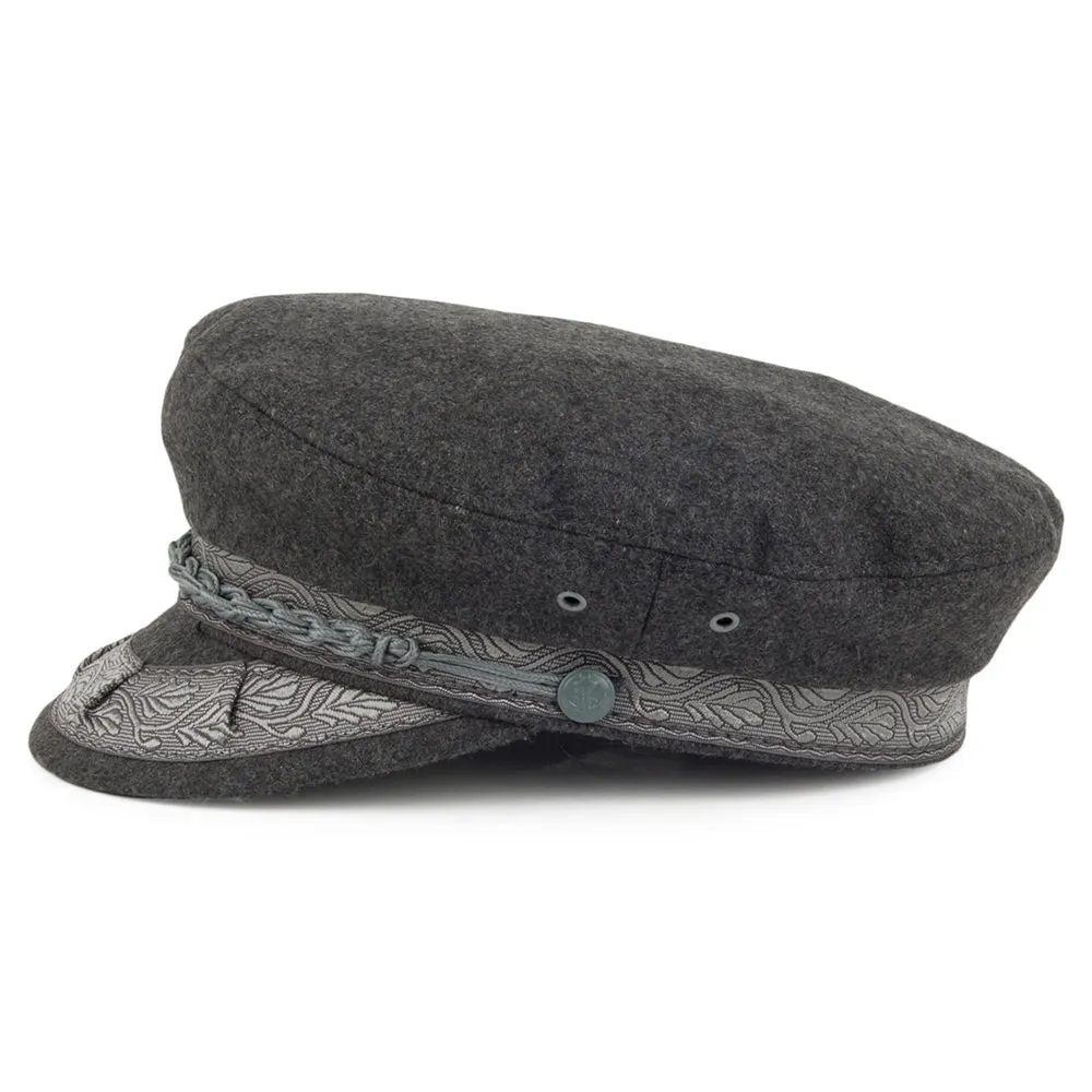 Jaxon & James Classic Wool Greek Fisherman Cap - Grey